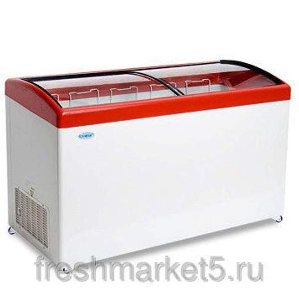 Морозильный ларь СНЕЖ МЛГ-500 с гнутым стеклом