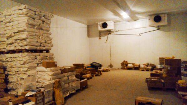 Морозильный склад, 656 кв.м. на 100 тонн продукции. от- 5 до - 20 С