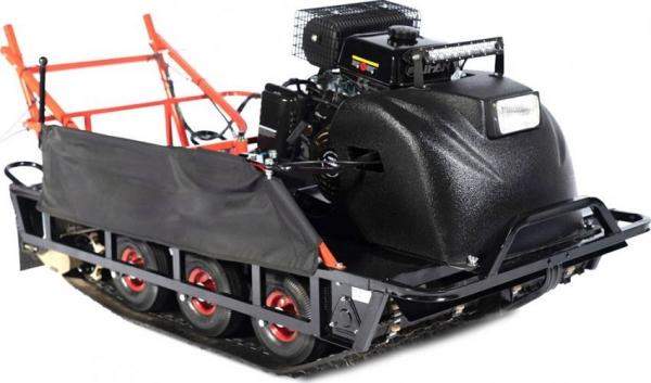 Мотобуксировщик БУРЛАК - М Экспедитор 18,5 л.с. 2-х гус. (2х380 мм) МАКС. компл, катки