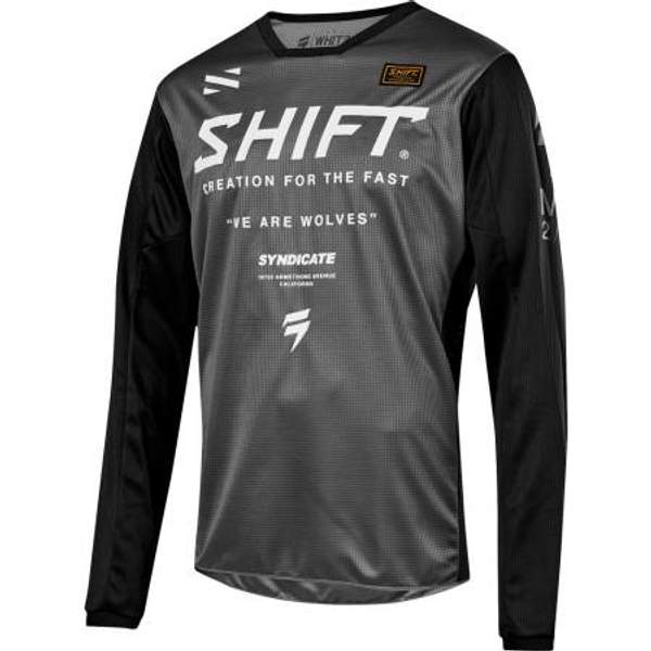 Мотоджерси подростковая Shift White Muse Youth Jersey Smoke XL (21895-296-XL)