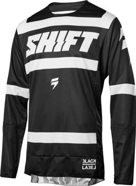 Мотоджерси Shift Black Strike Jersey Black/White M (19311-018-M)