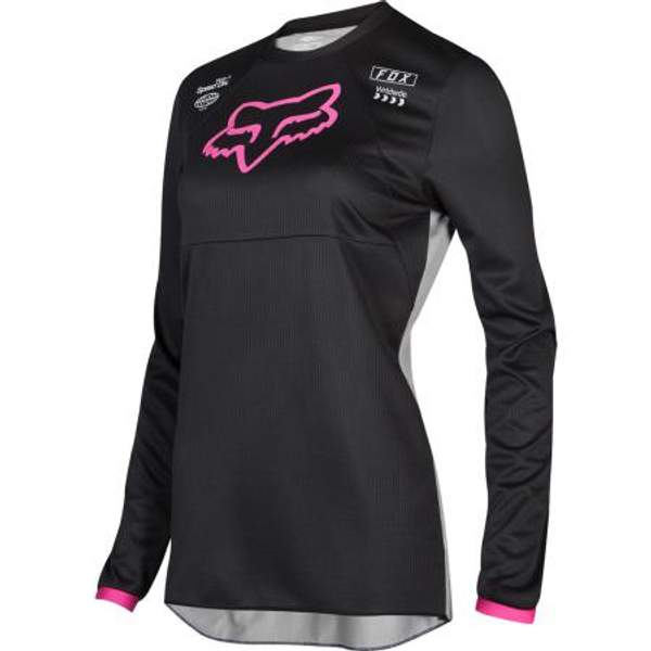 Мотоджерси женская Fox 180 Mata Womens Jersey Black/Pink XS (22266-285-XS)