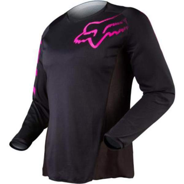 Мотоджерси женская Fox Blackout Womens Jersey Black/Pink XL (12337-285-XL)