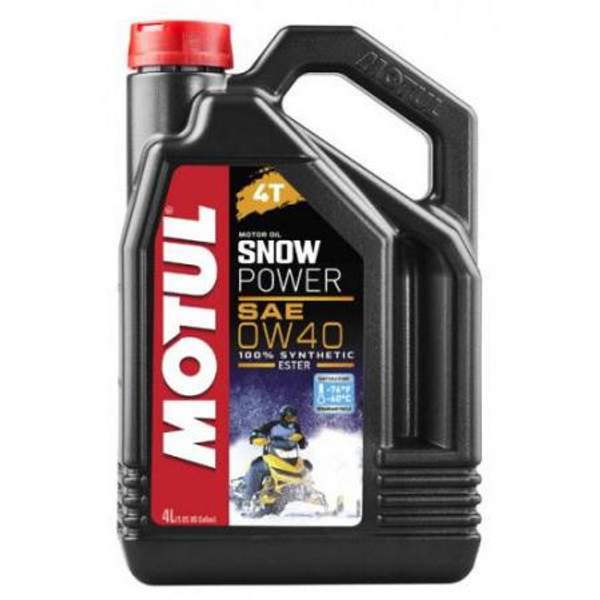 Моторное масло для снегоходов MOTUL SNOWPOWER 4T 0W-40 - 4 Л.