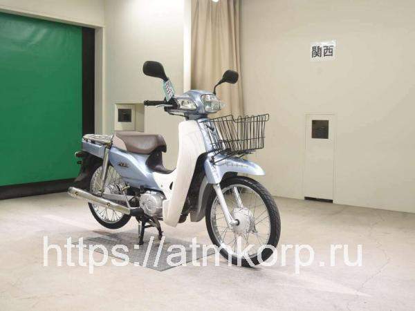 Мотоцикл minibike дорожный Honda C50 Super Cub рама AA04 мини-байк питбайк скуретта передняя мотокорзина задний багажник гв 2012 пробег 9 т.км голубой