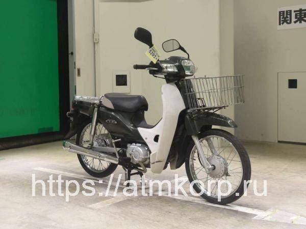 Мотоцикл minibike дорожный Honda C50 Super Cub рама AA04 мини-байк питбайк скуретта передняя мотокорзина задний багажник гв 2012 пробег 17 т.км зеленый