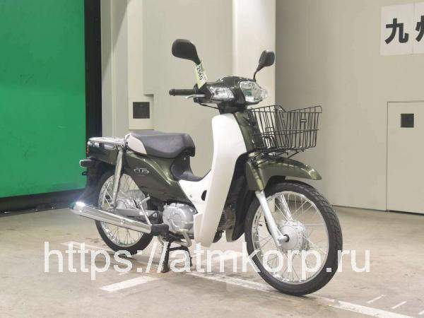 Мотоцикл minibike дорожный Honda C50 Super Cub рама AA04 мини-байк питбайк скуретта передняя мотокорзина задний багажник гв 2017 пробег 236 км зеленый