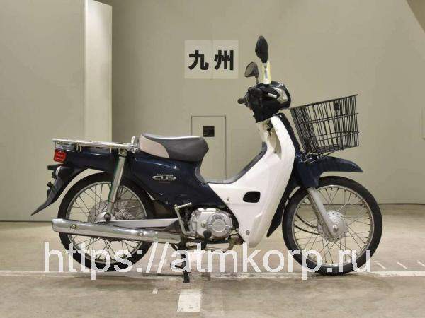 Мотоцикл minibike дорожный Honda C50 Super Cub рама AA04 мини-байк питбайк скуретта передняя мотокорзина задний багажник гв 2012 пробег 23 т.км синий