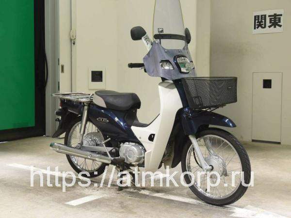 Мотоцикл minibike дорожный Honda C50 Super Cub рама AA04 мини-байк питбайк скуретта передняя мотокорзина задний багажник гв 2013 пробег 3 295 км синий