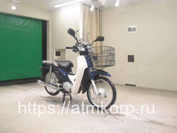 Мотоцикл minibike дорожный Honda C50 Super Cub рама AA04 мини-байк питбайк скуретта передняя мотокорзина задний багажник гв 2017 пробег 10 т.км синий