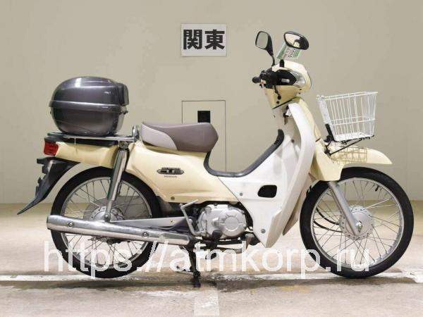 Мотоцикл minibike дорожный Honda C50 Super Cub рама AA04 мини-байк питбайк скуретта передняя мотокорзина задний мотокофр гв 2012 пробег 13 т.км бежевый
