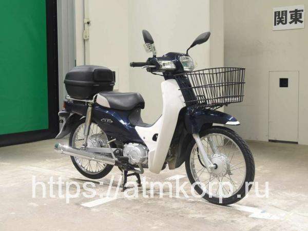 Мотоцикл minibike дорожный Honda C50 Super Cub рама AA04 мини-байк питбайк скуретта передняя мотокорзина задний мотокофр гв 2012 пробег 670 км синий