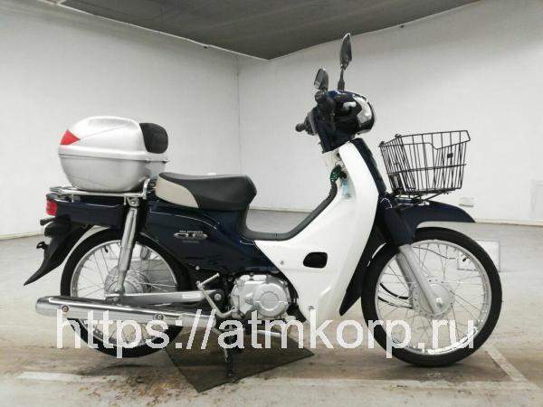 Мотоцикл minibike дорожный Honda C50 Super Cub рама AA04 мини-байк питбайк скуретта передняя мотокорзина задний мотокофр гв 2017 пробег 3 067 км синий
