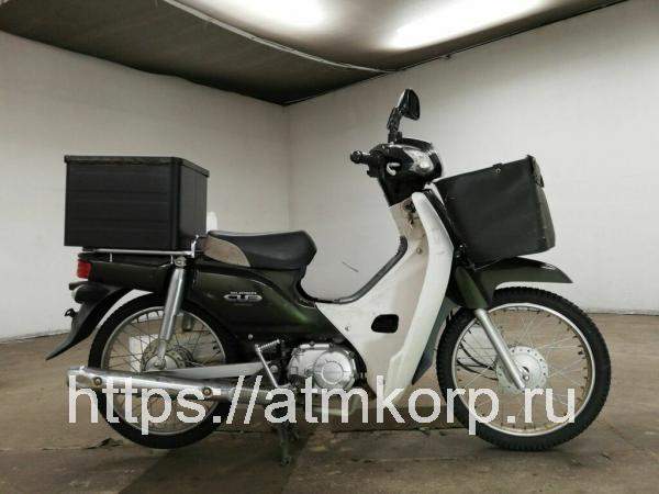 Мотоцикл minibike дорожный Honda C50 Super Cub рама AA04 мини-байк питбайк скуретта передняя мотокорзина задний рундук гв 2012 пробег 26 т.км зеленый