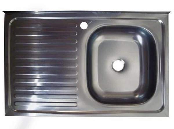 Мойка для кухни накладная KromRus 800х500х0,4мм правая код A002349