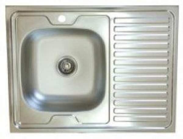 Мойка для кухни накладная Milani 800х600х0,8мм левая код A002603