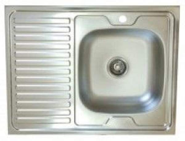 Мойка для кухни накладная Milani 800х600х0,8мм правая код A002602