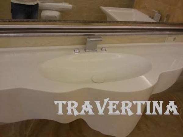 Мойка круглая из искусственного камня