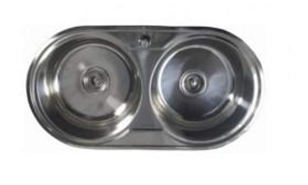 Мойка врезная Milani 800х450мм две чаши код A002805