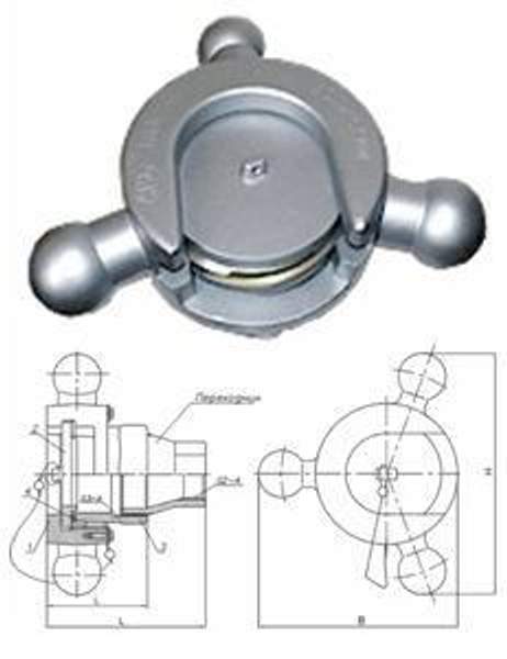 Муфта сливная МС-80, переходник на ф-50