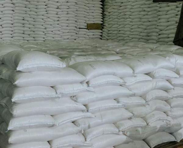 Мука пшеничная высшего сорта в мешках