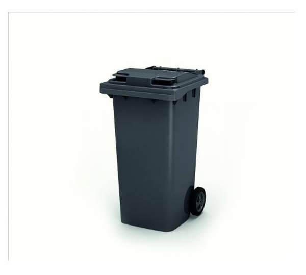Мусорный бак 240 литров серый