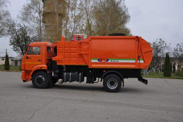 Мусоровоз МК-4552-02 (ЕВРО-5) на базе шасси Камаз 43253