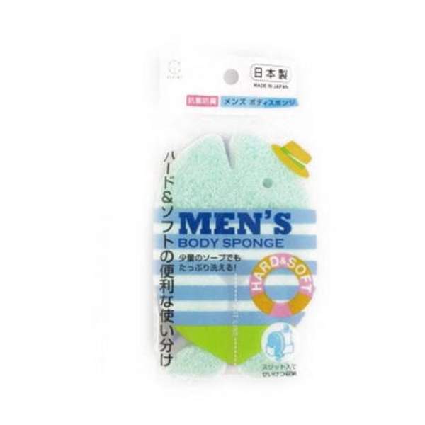 Мужская губка для тела Зеленая Рыбка Kokubo Men`s Body Sponge