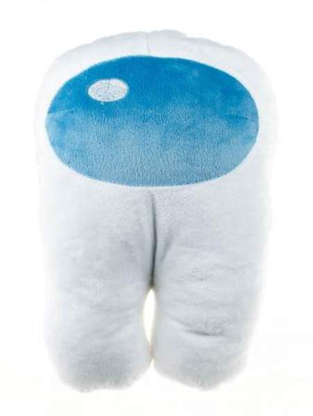 Мягкая игрушка Among Us, 30см, из велюра, белого цвета White с наполнением из Holofiber