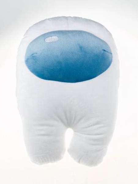 Мягкая игрушка Among Us, 40см, из велюра, белого цвета White с наполнением из Holofiber Антистресс Амонг Ас