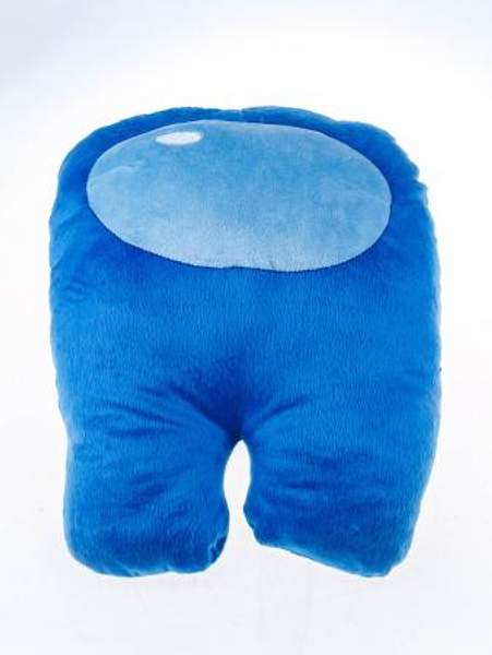 Мягкая игрушка Among Us, 40см, из велюра, синего цвета Blue с наполнением из Holofiber Антистресс Амонг Ас