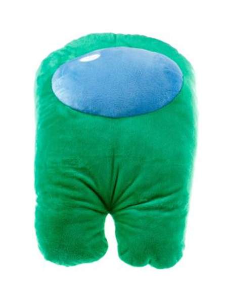Мягкая игрушка Among Us, 40см, из велюра, зеленого цвета Green с наполнением из Holofiber Антистресс Амонг Ас
