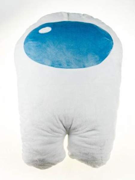 Мягкая игрушка Among Us, 50см, из велюра, белого цвета White с наполнением из Holofiber