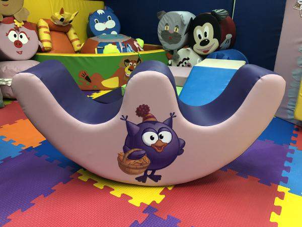 Мягкая качалка Смешарики 1,2 м