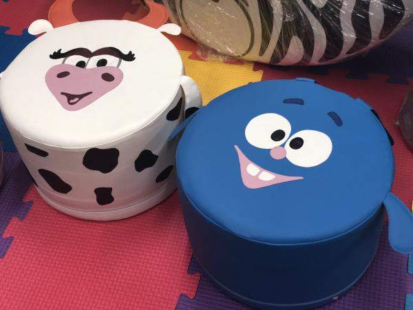 Мягкие пуфики Смешарики