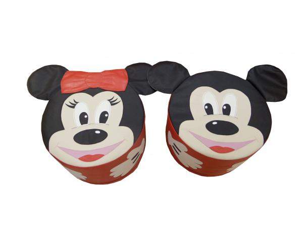 Мягкий пуфик Микки Маус
