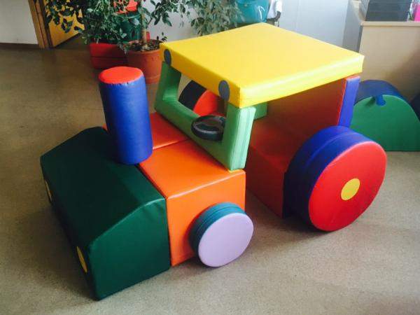 Мягкий трансформер Трактор