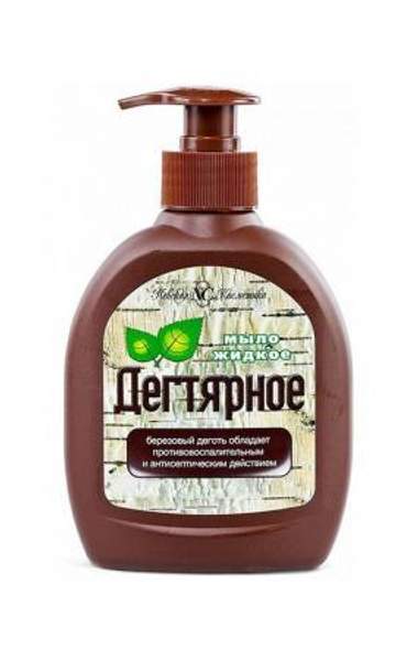 Мыло жидкое "Народное Крем"Дегтярное (дозатор) 250 мл