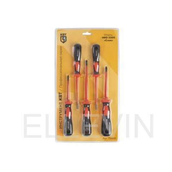 Набор диэлектр. отверток Слим НИО-3305