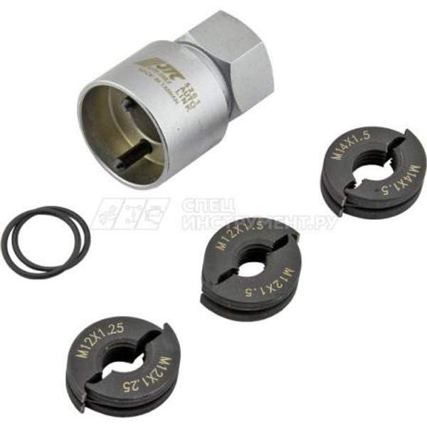 Набор для восстановления резьбы шпилек колес (M12x1.25, М12х1.5, М14х1.5) в кейсе