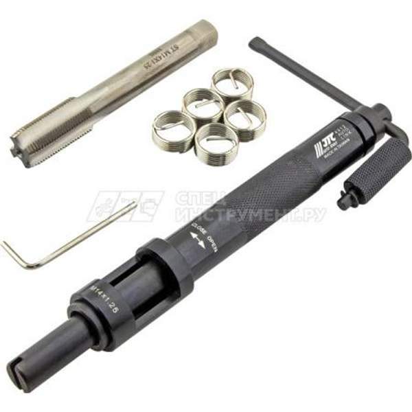 Набор для восстановления резьбы свечей зажигания (пружинная вставка) 5шт.-М14*1,25 (7/16")