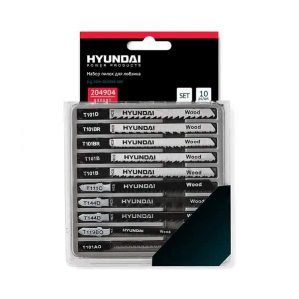 Набор пилок 1 /10 шт Hyundai