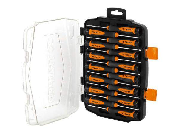 Набор прецезионных отверток, сталь хром-ванадий, длина жала-60 мм, общая длина-150 мм.комфортные ручки JOY-15L