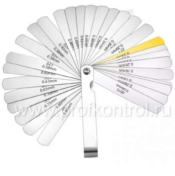 Набор щупов (0,04-0,88) 89мм из 32 пластин
