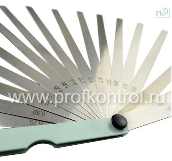 Набор щупов (0,05-1,0) 150мм из 13 пластин