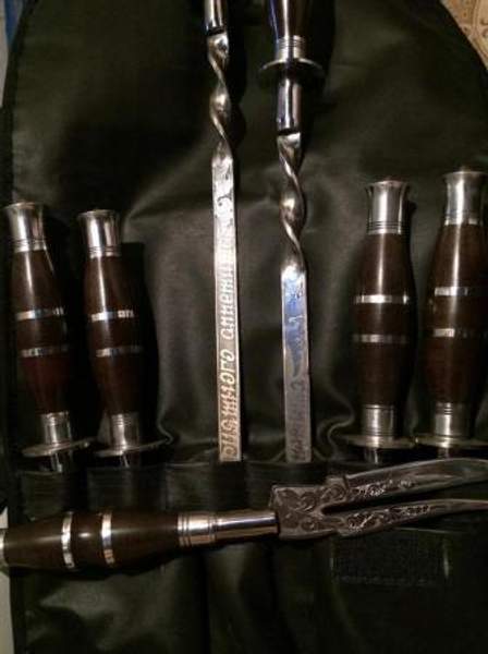 Набор шампуров подарочный Нео из 10 предметов