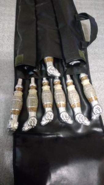 Набор шампуров подарочный "Овен" из 10-ти предметов