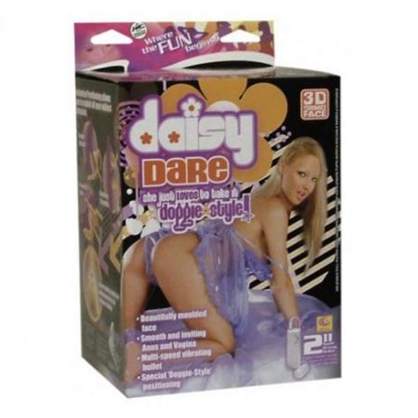 Надувная секс-кукла Daisy Dare в позе doggy - style с вибропулей, NMC