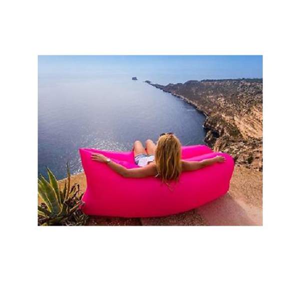 Надувной диван-лежак Lamzac (Ламзак) Оригинальный (оранжевый)