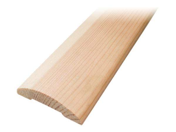 Наличник радиусный сосна 12х75х2200мм